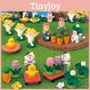 Katzen-Harzfigur Miniatur Gartendekoration Mit Kirschblüten-Szene Für Zuhause Und Büro