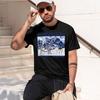 Radiohead COM LAG(2plus2isfive) Heavyweight Retro Printed Pattern Fun Round Neck T-shirt for Da