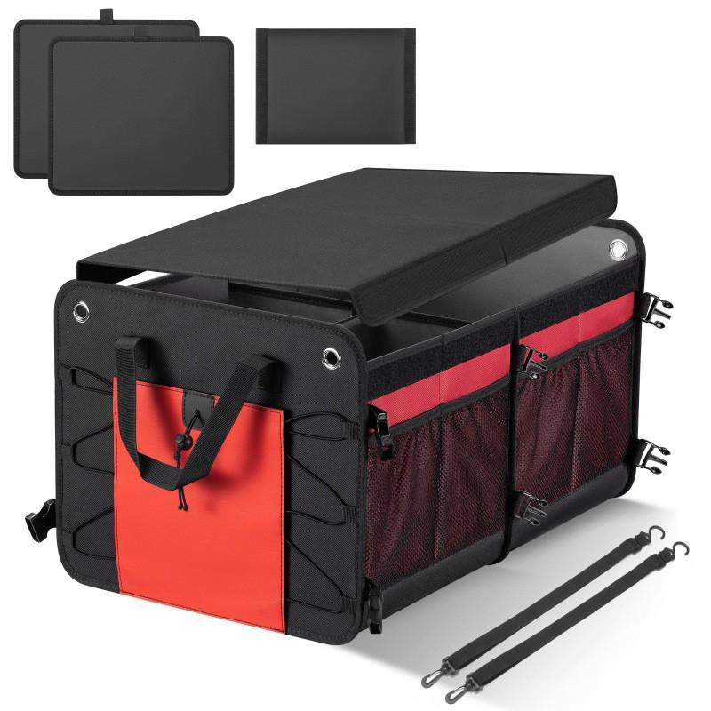 Foldable Car Trunk Organizer Box Waterproof Storage Bin SUV Sedan Hatchback 60L Oxford Fabric Cargo