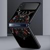 Etui na telefon Samurai Oni Mask dla Samsunga Galaxy Z Flip 3 4 5 Składana obudowa Dla Samsunga Z Flip3 Flip4 Twarde PC Fundas Pokrowiec Bumper