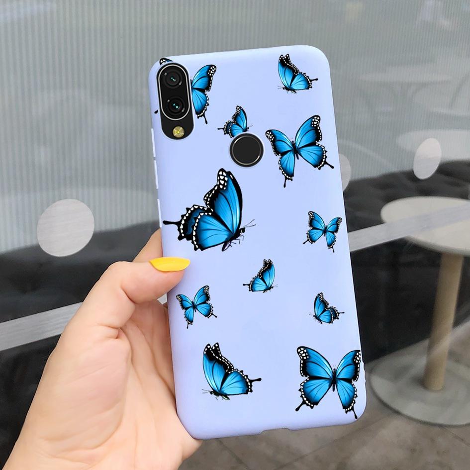 Soft Case For Xiaomi Redmi Note 7 Cover Funda For Redmi 7 7A Fashion Silicone Sunflower Phone Case on Redmi Note7 Pro Back Cover