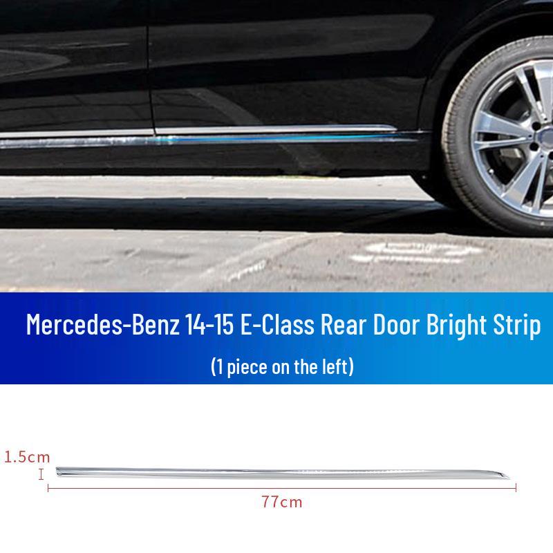 Front & Rear Bumper Chrome Trim for Mercedes-Benz: E180, E200, E260, 300L