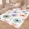 Simple Pattern Living Room Carpet Cute Color Matching Floor Mat Anti-slip Easy To Clean Bedroom Rug Machine Washable Carpets