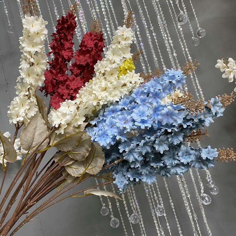 Elegant Artificial Hyacinth Wedding Flowers Faux Plant For Home And Party Decor