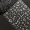 Gold-Stamped Christmas Elk Nail Art Stickers Christmas Series Snowflake Wreath Decorative Stickers