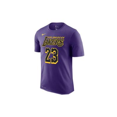 Camiseta City Edition 2018-2019 Los Angeles Lakers James 23 para Hombre Tops Azul Morado AO0897-551