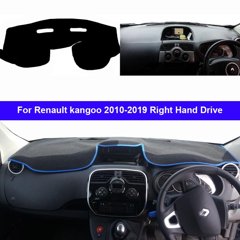 2 Layers Car Dashboard Cover Dash Mat Carpet For Renault Kangoo 2010 - 2019 LHD RHD 2011 2012 2013 2014 2015 2016 2017 2018