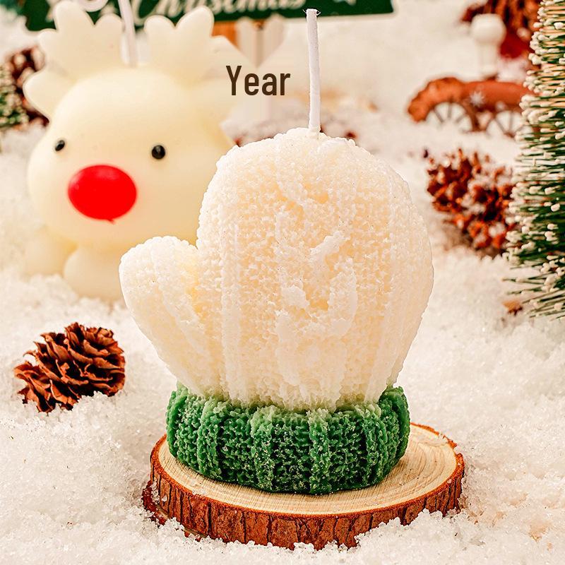 Christmas Tree-Shaped Scented Candle Ornament for Festive Decor