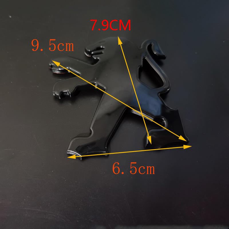 1pcs Front and Rear Car logo sticker For Peugeot Logo 201 206 207 307 308 301 407 408 508 2008 3008 4008 5008 badge Accessories