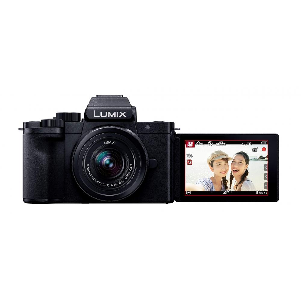 

Panasonic Бездзеркальна камера з одним об єктивом Lumix G100K стандартний комплект зі змінним об єктивом чорний DC-G100K-K