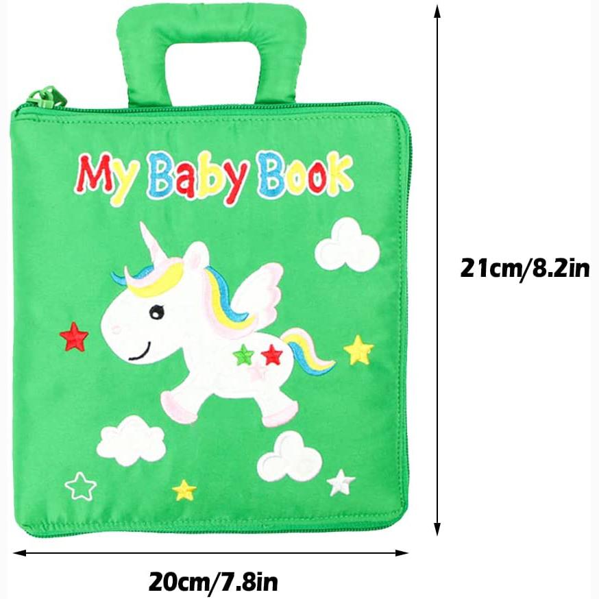 Yürümeye Başlayanlar için Sessiz Kitap Taşınabilir Bebek Yumuşak Etkinlik Kitabı Toksik Olmayan Erken Öğrenme Temel Yaşam Becerisi Oyuncak