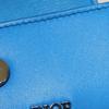 Used Airpods Pro Case 10656 2ADKH271UCL 7950 Flap Magnetic Smooth Calfskin Neck Strap Logo Metal Blue Unisex from Japan