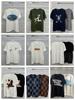 Edition 2025 Spring/Summer Trendy Jacquard Brand Logo Knit Unisex Short Sleeve