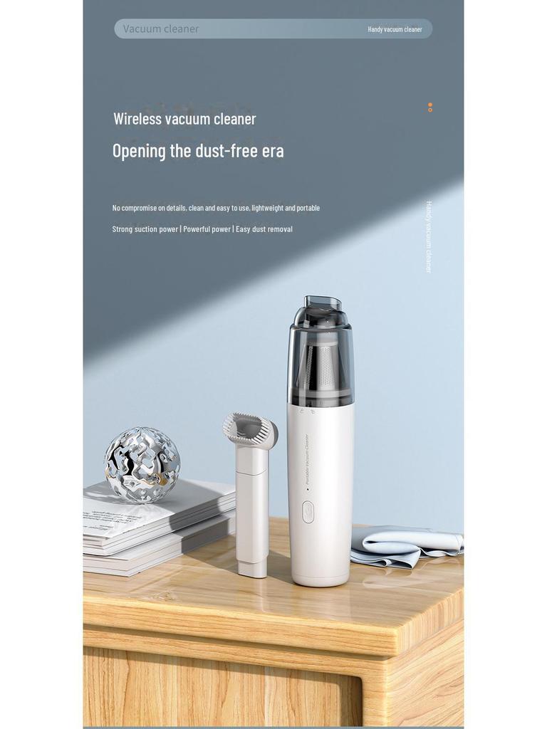 Aspirator portabil wireless pentru mașină și casă, cu funcție dublă de aspirare și suflare puternică