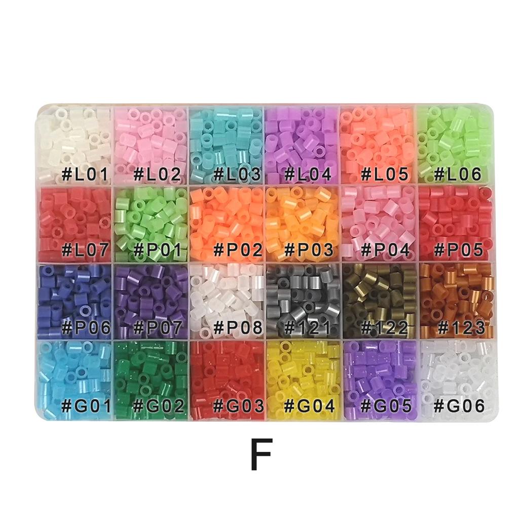 Non-Toxic 2400Pcs Pixel Art Toy Yantjouet 5Mm Iron Beads Puzzle 100Pcs/Slot Diy Hama Beads High Quality Children Gift