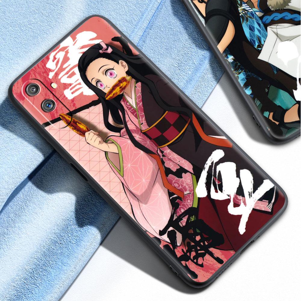 Case For Oppo Realme 8 C21Y 8i GT Neo 2 3 C21 7 9 Pro 6 C35 C20 Master C15 C12 C11 Silicone Phone Cover Demon Slayer Anime Funda