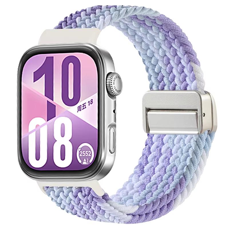 Magnetic band For HUAWEI watch fit 3 4 pro strap Smartwatch Accessories Braided solo loop Bracelet correa huawei watch fit4 band