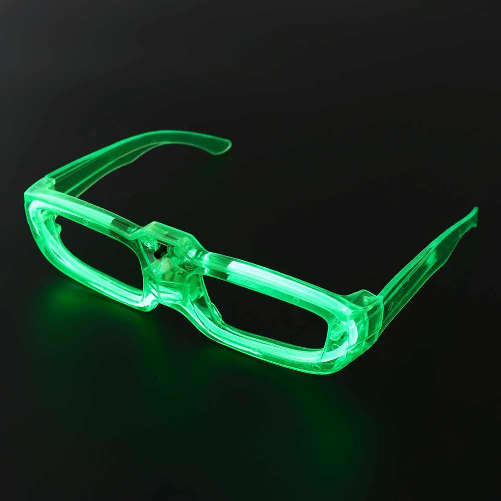 Dark Party Okulary przeciwsłoneczne Świecące pałeczki Okulary Shutter Shades Okulary Luminous Glasses Świecące okulary