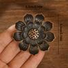 Incense Burner, Incense Holder for Sticks, Brass Lotus Incense Stick Holder and Detachable Ash Catcher
