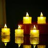 Crystal Electronic Candle Birthday Party lebration Romantic Atmosphere Decoration LED Christmas Thanksgiving Mini Night Light