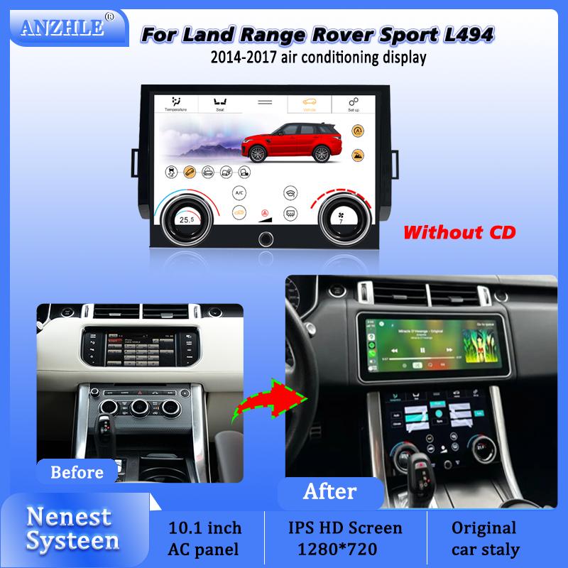 Climate Control Touch For Rover Range Sport L494 Vogue L405 2013 to 2017 LCD Screen Multilingual AC Panel Night Or Day model Sport Without CD