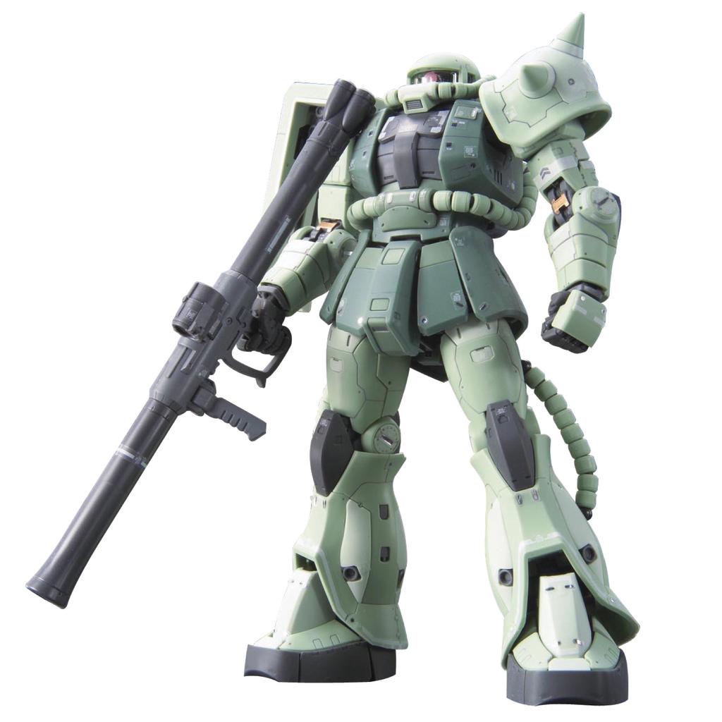 1/144 RG MS-06F Zaku II Model Kit - Mobile Suit Gundam
