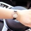 Fashion Ladies Watch Flowing Diamond Pointer Roman Steel Belt Diamond Quartz Waterproof Watch