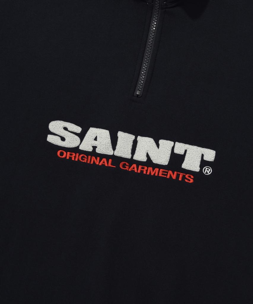 SAINTPAIN Sp Saint Logo Block Half Zip-Navy