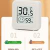 Compact Digital Thermometer for Indoor Use with Accurate Temperature and Humidity Display Wall Mounted Battery