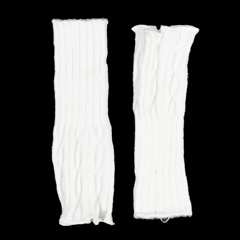 Middle Tube Socks Cute Pile Socks Autumn Knitted Twisted Design Warm Soft Elastic Cuff for Daily Wear Casual Outfits Home School Cold Weather