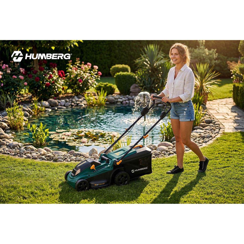Kosiarka Akumulatorowa Lekka Mocna 1000W 37Cm Humberg Hm-610