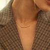 14K Gold-Filled Simple Bar Necklace (14K Gold-Filled) #GFN05