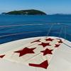 Cream red heart Quick Drying Bath Towel Microfiber beach towel - light weight swimming camping  yoga beach out