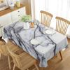 Tablecloth Nordic Style Marble Rectangular Dining Table  Coffee Table Mat Kitchen Banquet Table Minimalist Decoration