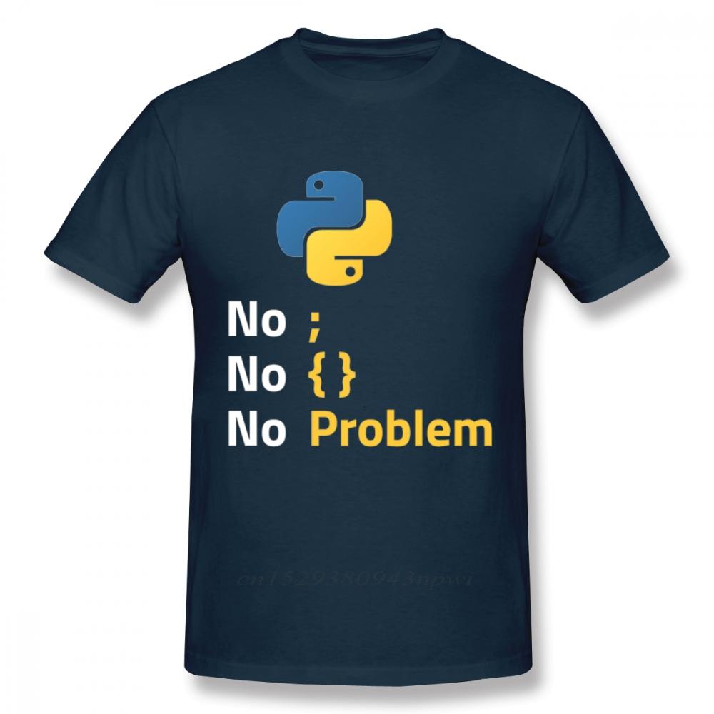 Computer Programming Language Python T Shirt Design For Code Programmer Homme Tee Shirt Crewneck Camiseta