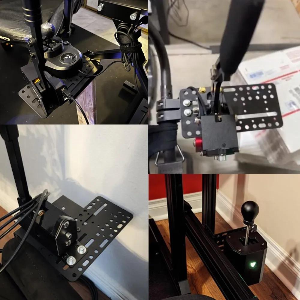 Universal PC USB Handbremse Halterung Platte Für Logitech G27 G25 G29 G920 T500 T300 Für Thrustmaster TH8A Schalthebel