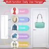 2pcs Front Door Hook Transparent Seamless Door Hanger Indoor and Outdoor Holiday Decoration Wreath Pendant Door Hooks