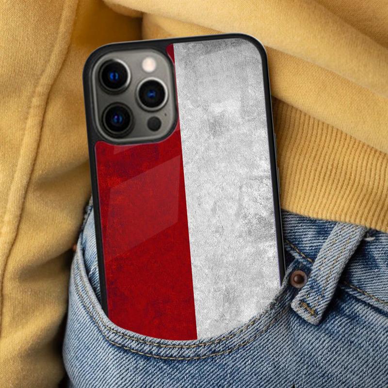 Poland Flag Soft Phone Case for iPhone 17 Air 16e Pro max 15 Pro 13 14 Plus 11 12 MagSafe Magnetic Coque
