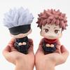 Anime 10cm Jujutsu Kaisen Figure Itadori Yuji Gojo Satori Fushiguro Megumi Kugisaki Kawaii Toy Car Decoration PVC Model Toy Gift