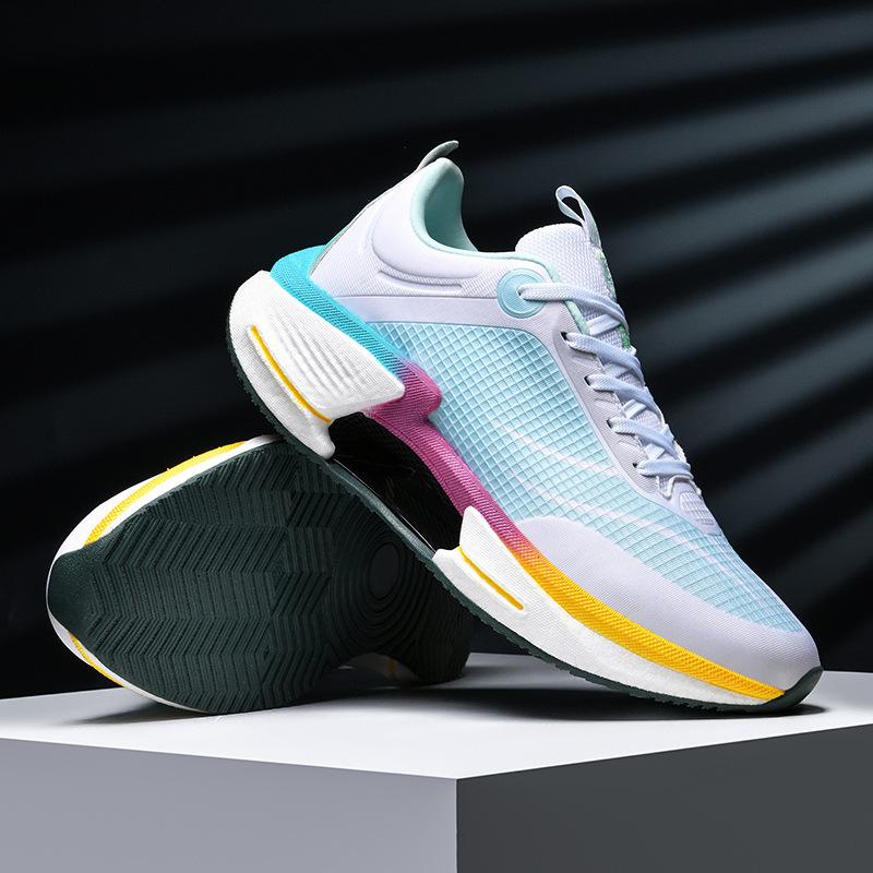 Jueying 3 generation running shoes lightweight breathable rebound shock absorption sports shoes men's and women's high school entrance examination