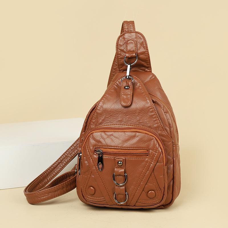 Fashionable and Casual Women's Waist Bag, Women's Soft Surface Crossbody Single-shoulder Bag, Fashionable Women's Bag