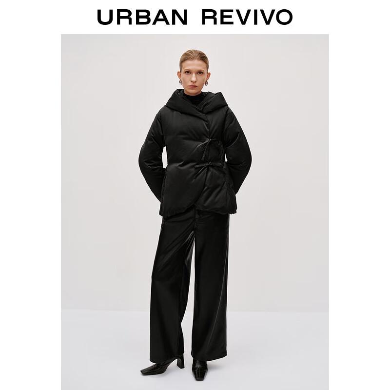

UR 2025 Women s Bow Tie Hooded Down Jacket S