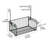 Removable Iron Bathroom Hanging Basket Bathroom Storage Rack Wall Mounted Toilet Storage Basket Toiletries Storage Basket