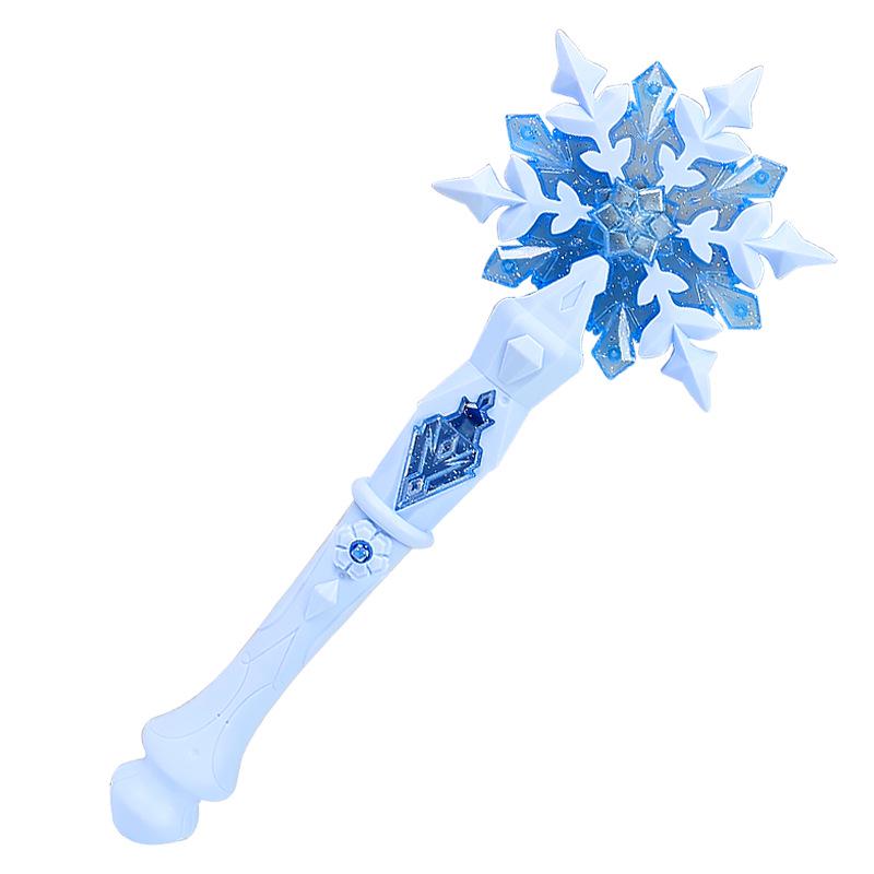 Girls' Christmas Snowflake Glow Wand - Flashing Magic Stick Toy
