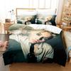 Tx2 Printed Duvet Cover + 2 Pillowcases Polyester Soft Bedding Set Rock Music Fan Home Decor, Bedroom Dorm Quilt Cover No Filler