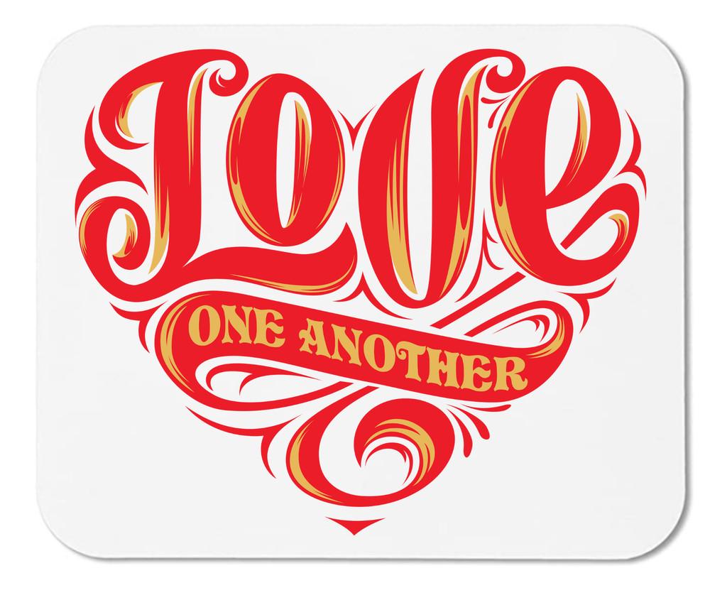 Love One Another - Mouse Pad Unisex T-Shirt L