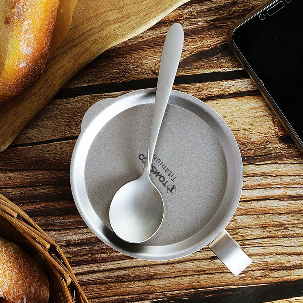 500ml Titanium Cup with Lid and Handle Camping Coffee Cup Lightweight Coffee Pot for Backpacking