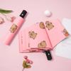 Sun Protection Cartoon Folding Sun Umbrella Letter Capybara  Anti-UV Umbrella  Students