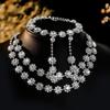 Alloy Necklace Set - Fashionable Banquet Jewelry Chain For Women - Bridal Wedding Jewelry Set