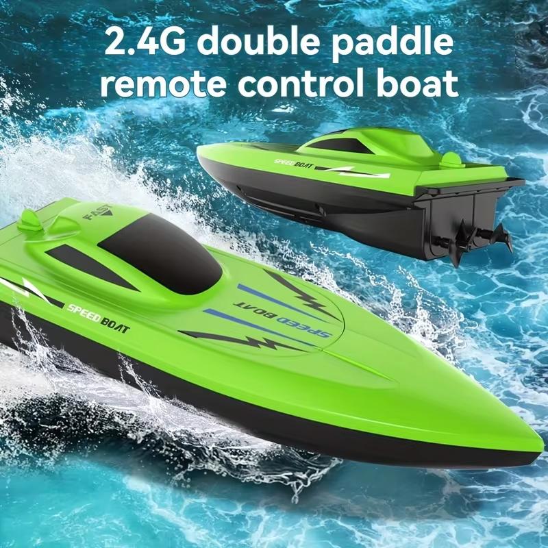 NEW2.4G Remote Control Speed Boat for adult– Fast Electric RC Boat Toy with Dual Motor, Waterproof Model for Pool OutdoorPlay